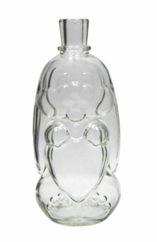 Bunny-Hasen-Flasche weiss 750ml, 18,3mm  Lieferung ohne Kork, bitte separat bestellen!